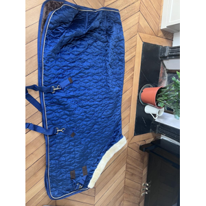 Couverture velvet Kentucky bleue