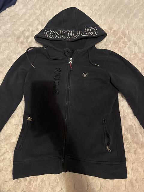 Sweat gilet à capuche SPOOKS bleu marine