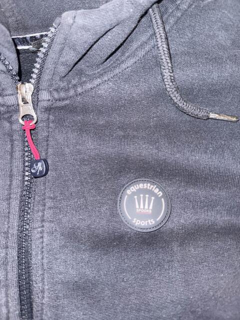 Sweat gilet à capuche SPOOKS bleu marine
