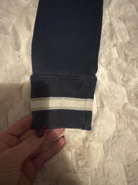 Sweat à capuche HV POLO bleu marine