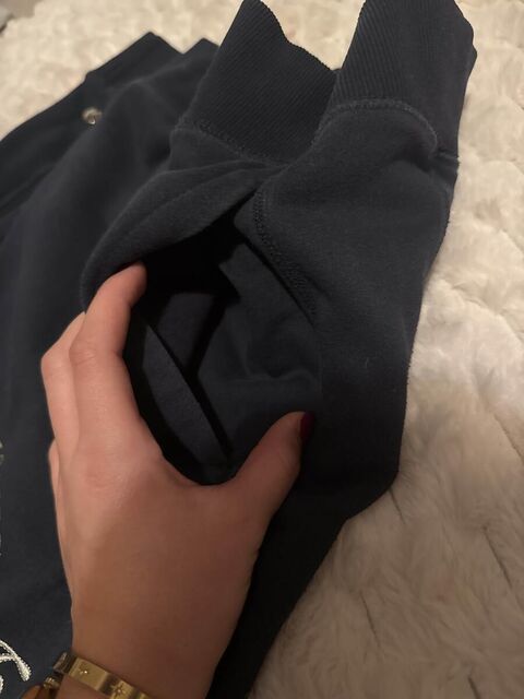 Sweat à capuche HV POLO bleu marine
