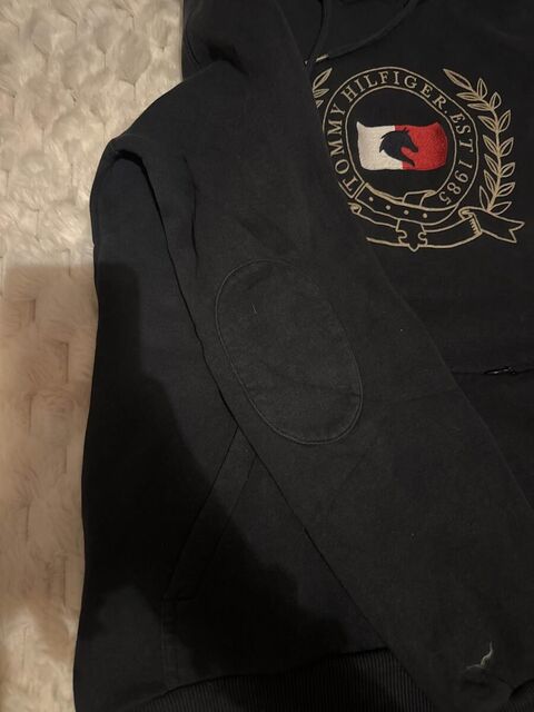 Sweat à capuche TOMMY HILFIGER bleu marine