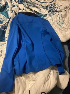 veste de concours bleu fouganza