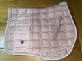 tapis poney rose pale