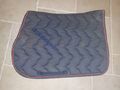 Tapis équithème bleu