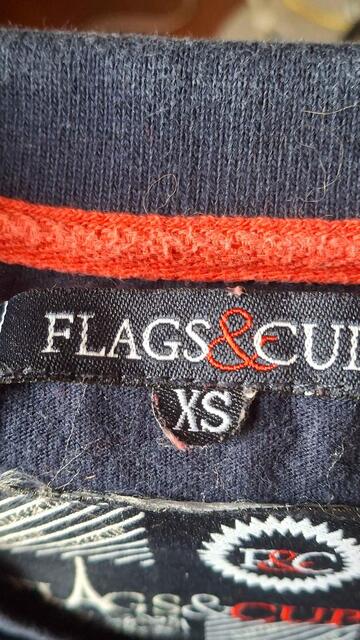 polo flags and cup bleue taille xs
