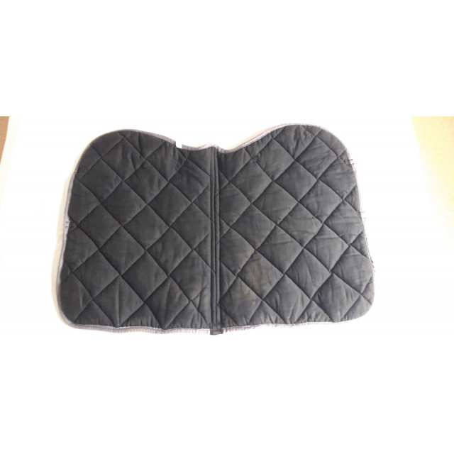 Tapis Equithème noir avec torsade tricolore