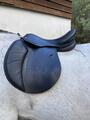 selle fouganza 17,5 cuir noir