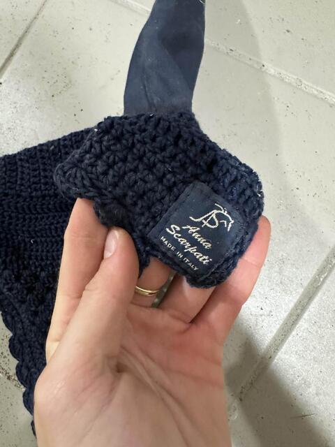 Bonnet long bleu marine