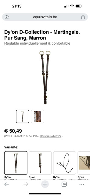 lot de 4 colliers de chasse dy’on