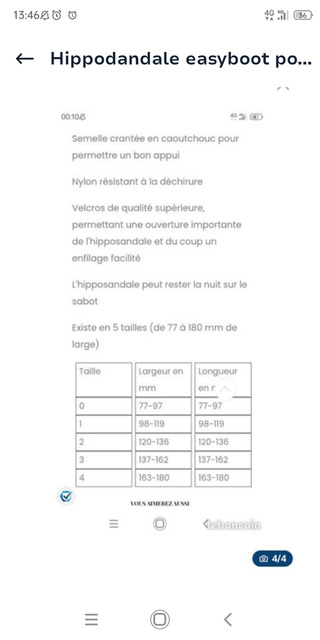 Hippodandale easyboot poney
