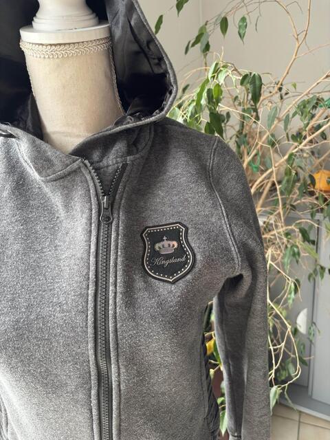 Veste sweat zippé Kingsland - Gris - Taille S