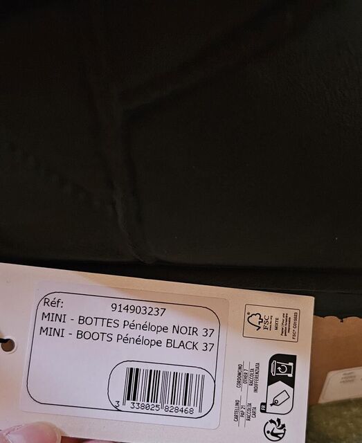 Mini bottes Penelope noir 37