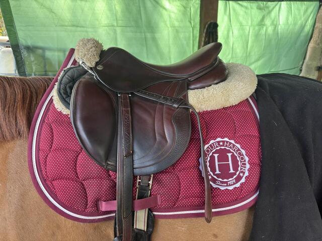 Selle CWD cuir 15,5