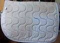 Tapis de selle Lamicell bleu et jaune personnalisé