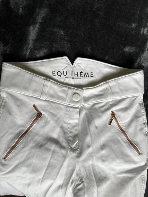 Pantalon equitheme blanc