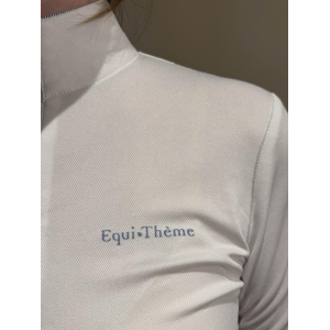 Polo blanc Equithème