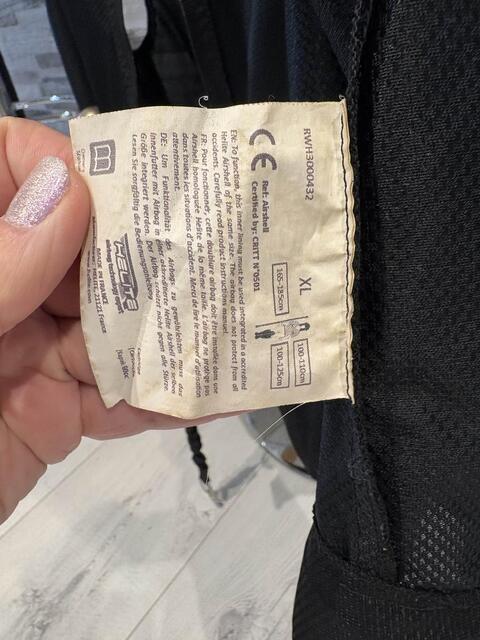 Airbag Helite zip in 1