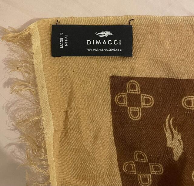 écharpe Dimacci 70% pashmina 30% soie