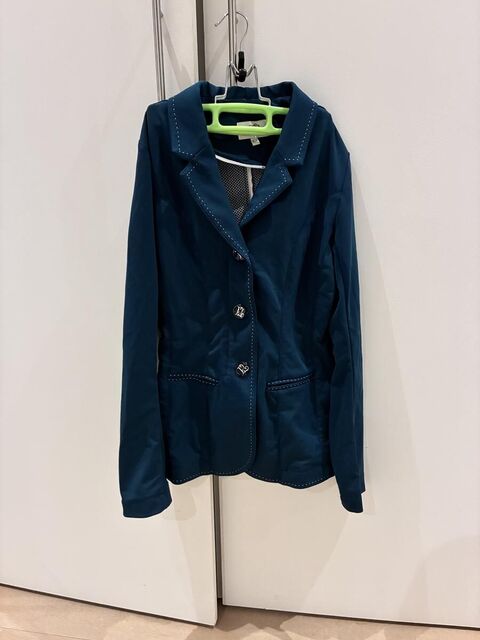 Veste de concours Pénélope Leprévost bleu canard