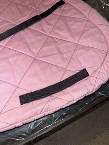 Tapis cheval rose brodé "Elise" Equithème