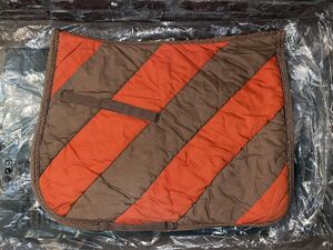 Tapis cheval orange et marron Equithème