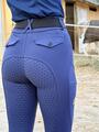 Pantalon Équitation Navy Shaping | Grip Intégral & Taille Haute