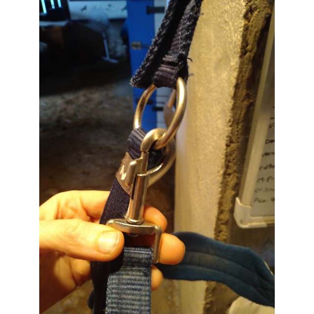 Licol Horze Bleu Marine Type Ecossais