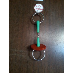 Mors Filet 2 anneaux Flexi Mint Mouth avec rondelles