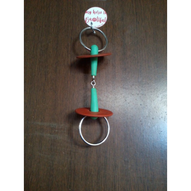 Mors Filet 2 anneaux Flexi Mint Mouth avec rondelles