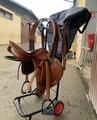 Selle Mixte complète 17,5 Cuir de Veau Marque Henri De Rivel