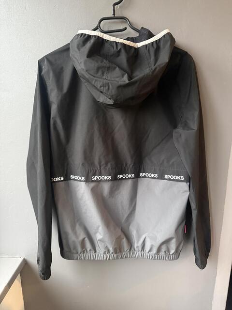 Veste Dianna kaway coupe vent spooks gris noir et blanc zipe taille XS/34