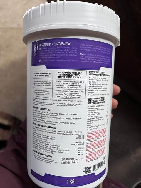 Biotine 1kg Reverdy