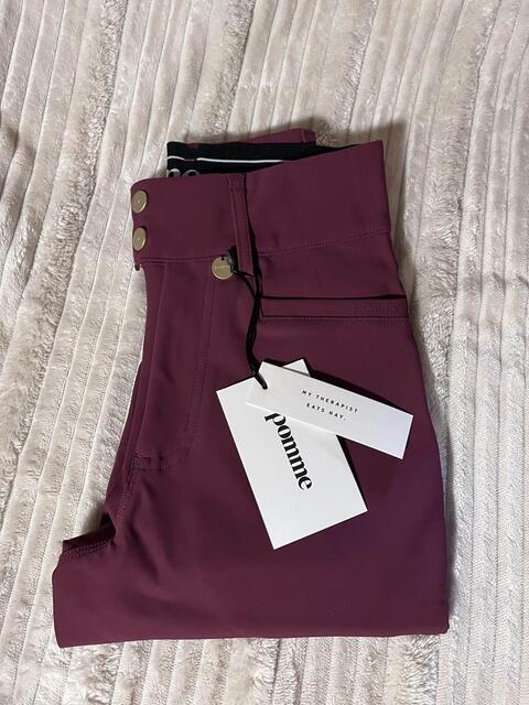 Pantalon POMME bordeau XS
