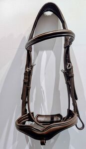 Filet / Bridon cheval full Norton Pro Vague havane