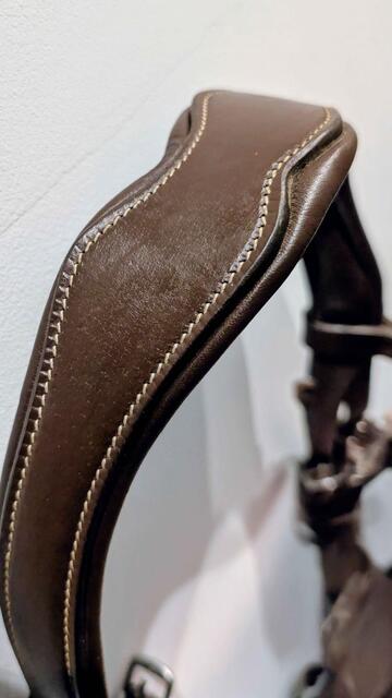 Filet / Bridon cheval full Norton Pro Vague havane