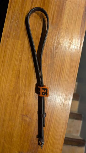 Filet / Bridon cheval full Norton Pro Vague havane