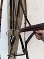 Filet CWD - Bridon doublé muserolle française 1/2 rond