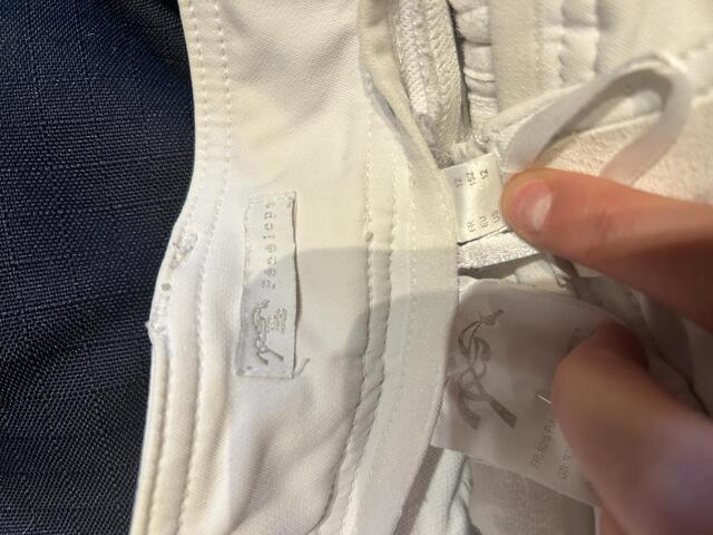 pantalon blanc