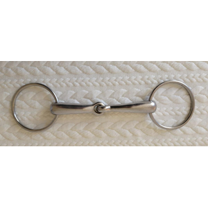 Mors simple inox, deux anneaux
