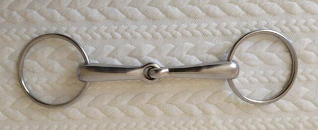 Mors simple inox, deux anneaux