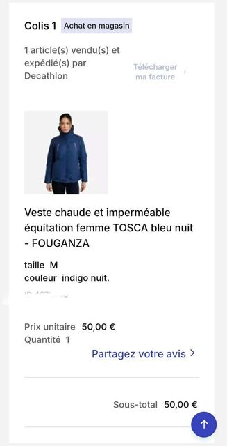 VESTE HIVER FOUGANZA