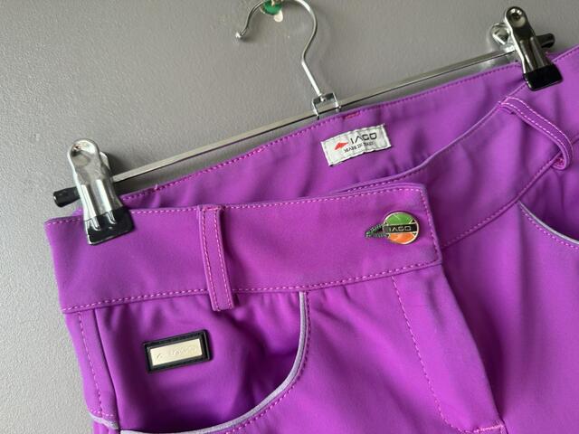 Pantalon grip silicone d’équitation IAGO taille 36FR violet mauve rose