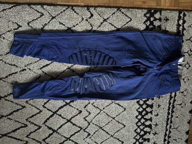 Pantalon bleu roi