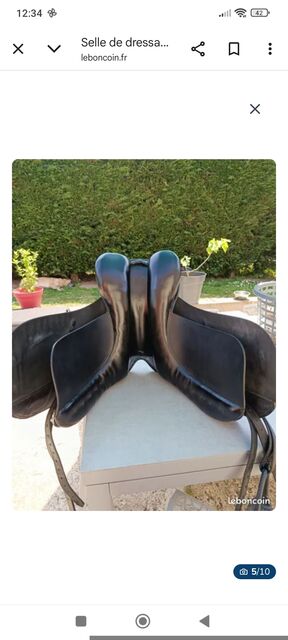 Selle de dressage