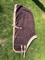 Couverture polaire Mark Todd – Marron & Beige – Taille 145 cm