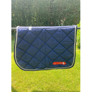Tapis de selle Equipe Italy – Bleu Marine – Taille Full – Nid d'abeille