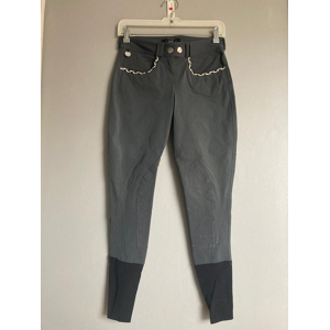 Pantalon d'équitation Hervé Godignon gris – Taille 36 – Coupe élégante