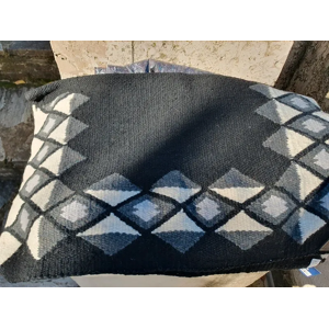 Tapis western noir blanc neuf pool's