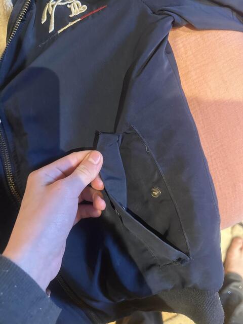 veste marine taille junior